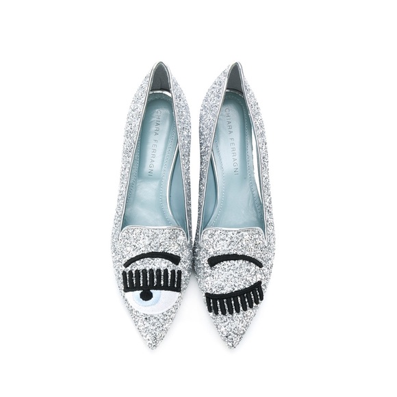 Chiara Ferragni Shoes - Chiara Ferragni Flirting Eyes Pointy Toe Flats